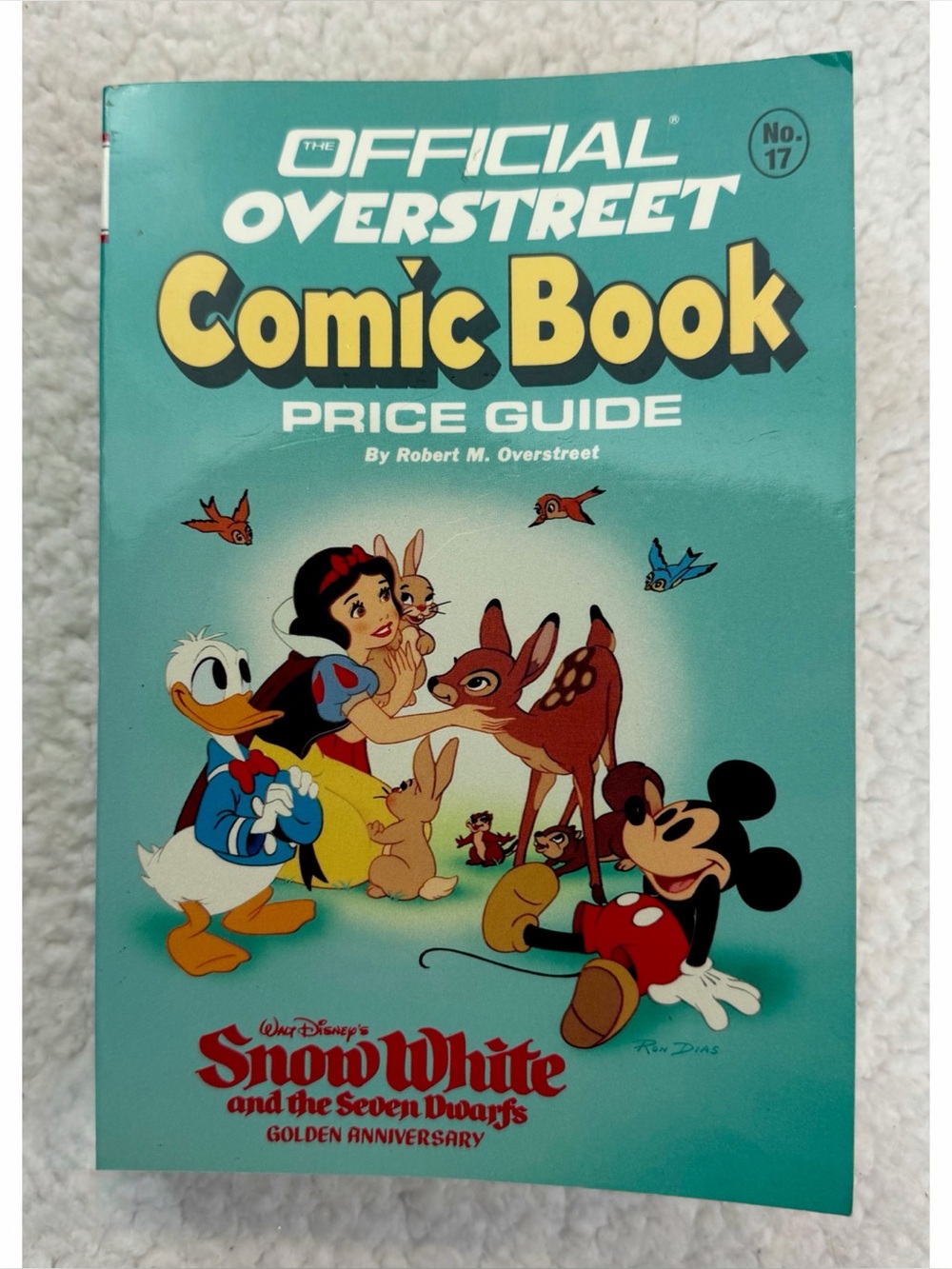 OVERSTREET • Official Comic Book Price Guide #17 Snow White 50th Anniversary